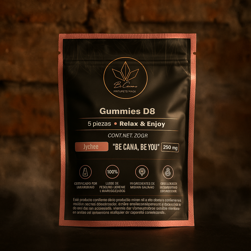 🌸 Gummies “Lychee Bloom” D8 – Be Cana Series