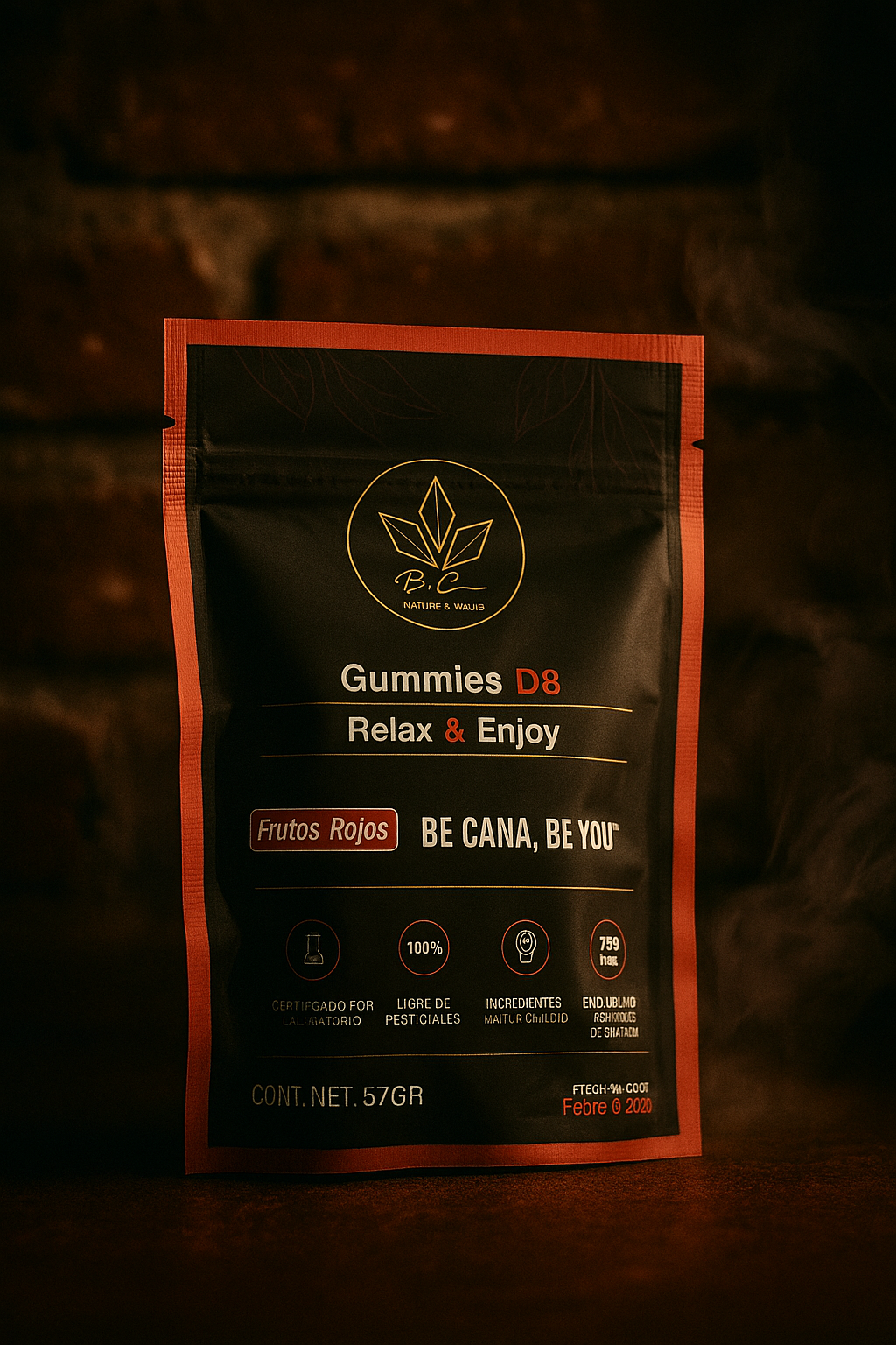 🍓 Gummies “Frutos Rojos” D8 – Be Cana Series