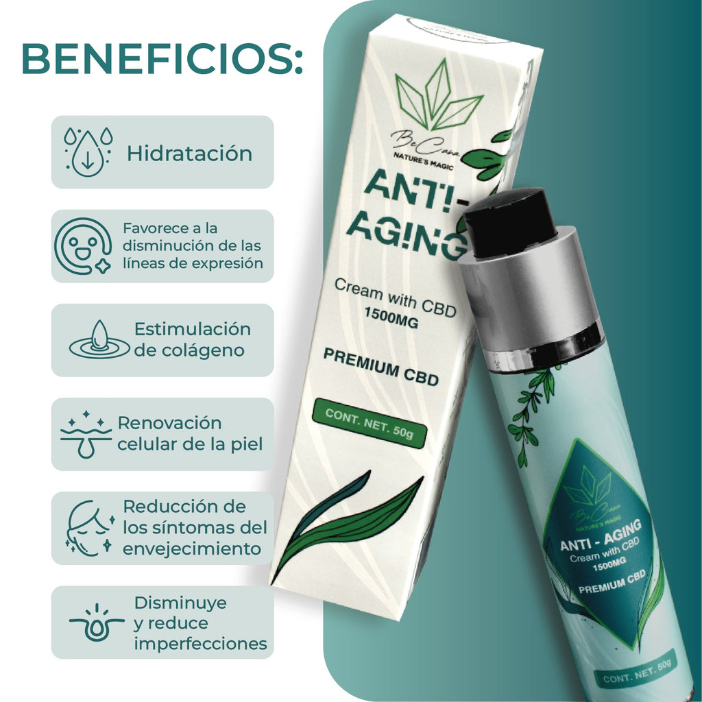 🧴 ANTI-AGING CBD CREAM | 1500 MG | 50g