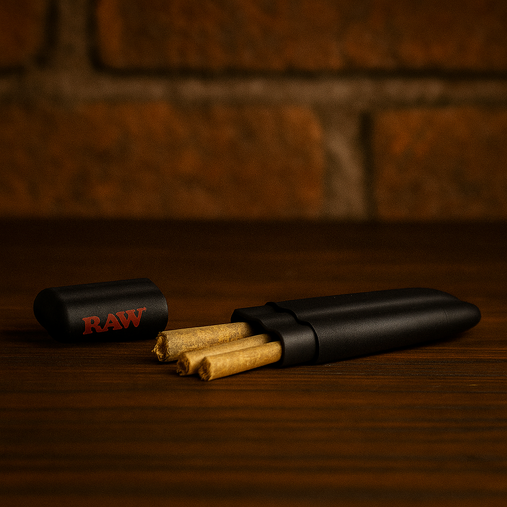 🖤 Estuche RAW Three Tree – Para Pre-Rolls