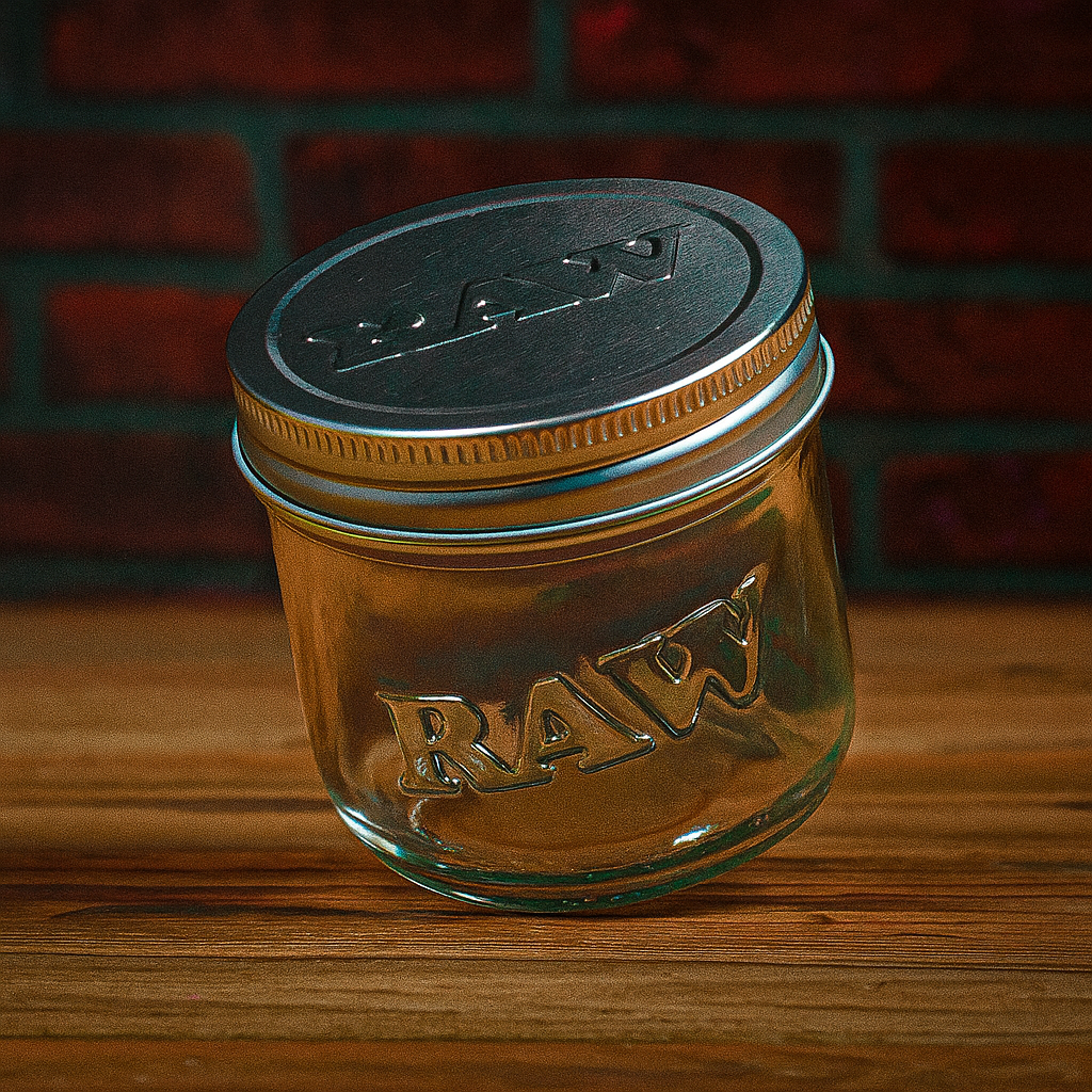 🫙 Frasco RAW de Vidrio 10 oz – Edición Clásica